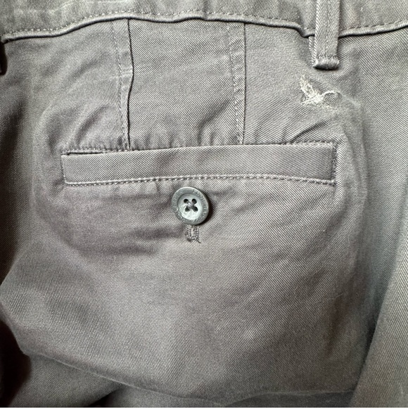 EDDIE BAUER ladies’ 10T cropped trousers in brushed twill, med gray, so soft! - Picture 2 of 9